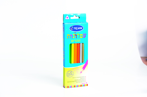 עפרונות 6 עבים זוהר