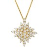 שרשרת ותליון יהלומים 1.0ct מזהב 14K