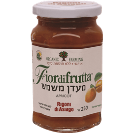מעדן אפרסק אורגני- ריגוני די אסיאגו (250 גר