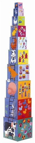 מגדל קוביות סולם