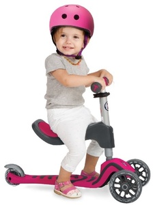  הקורקינט הראשון שלי T1 בורוד עם אורות בגלגלים + תיק פאו