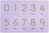 לוח ללימוד כתיבה וציור - מספרים 0-9