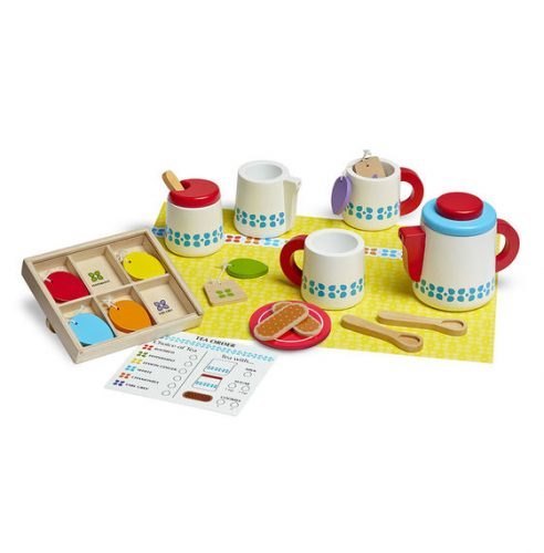 מארז כלי תה מעץ|Melissa & Doug