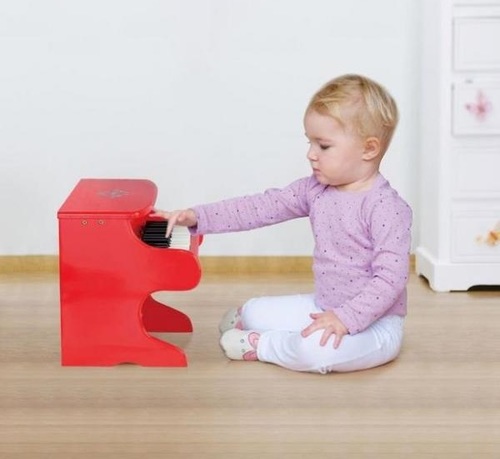 הפסנתר הראשון שלי 2 אוקטבות לפעוטות מעץ - אדום