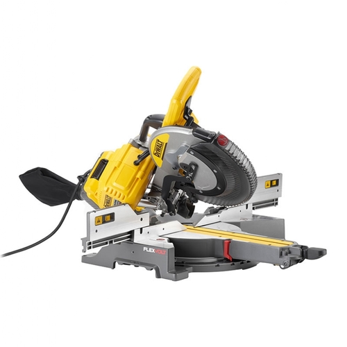 מסור פנדל DEWALT DHS780T2A בצבע צהוב-שחור אופייני למותג, עם להב 305 מ