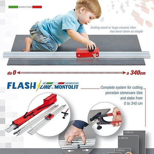 Flash Line מכונת חיתוך קרמיקה עד 3.40 מטר