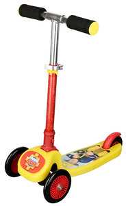 קורקינט 3 גלגלים מתקפל לילדים עם כידון מתכוונן - סמי הכבאי