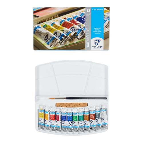 סט 12 שפ' צבעי מים Van Gogh 