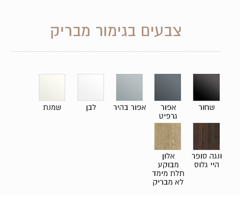 ארון אמבטיה תלוי H-P-L אמבין דגם קורפו מידה 60 סמ