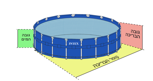  בריכת צינורות 366X76 PRISM ס