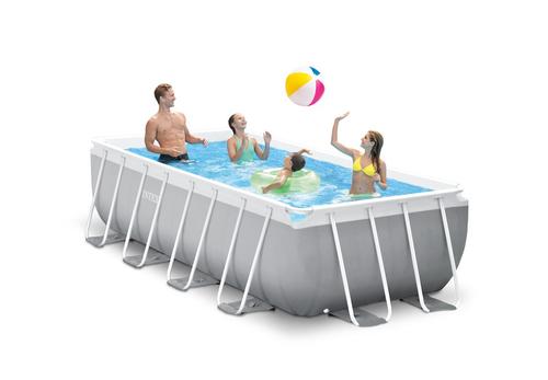  בריכת עמודים פריזמה מלבנית 4.00X2.00X1.00 מ' INTEX 26788