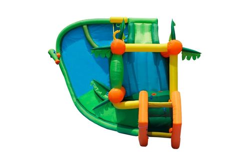 מתקן קפיצה מתנפח רטוב עם מים HappyHop 9364 - דגם טרופיקל Tropical