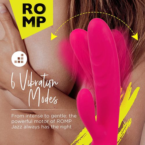ויברטור סיליקון נטען עם מאלץ אורגזמה Romp -Jazz