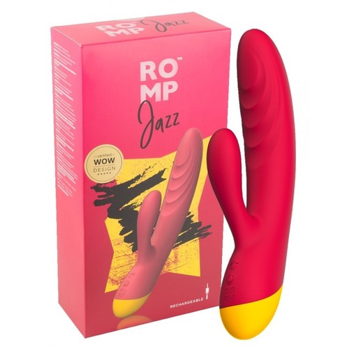 ויברטור סיליקון נטען עם מאלץ אורגזמה Romp -Jazz