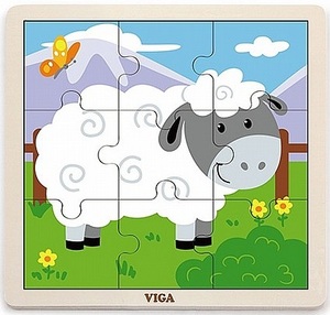 פאזל 9 חלקים - כבשה