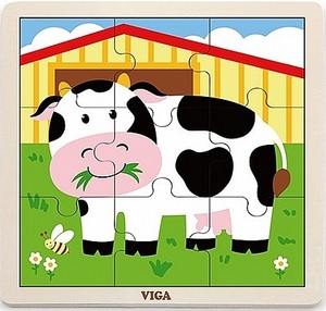 פאזל 9 חלקים - פרה