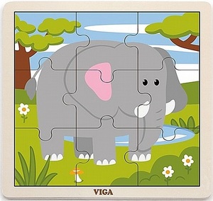 פאזל 9 חלקים - פיל