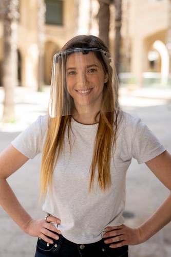 מגן פנים שני שקפים  FACE SHIELD