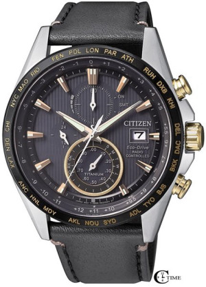 Citizen CIAT8158-14H - שעון רדיו קונטרול מיוחד עשוי טיטניום