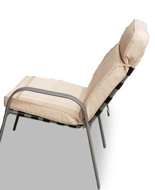 "ברלין" פרימיום - כיסא מתכת חזק בשילוב ריפוד עבה ונוח