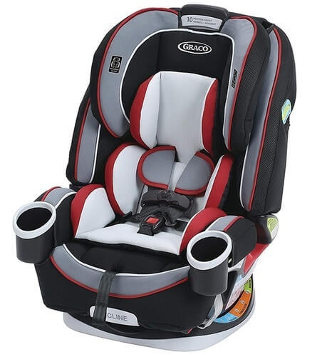 כסא בטיחות Graco 4 Ever באדום אפור גרקו