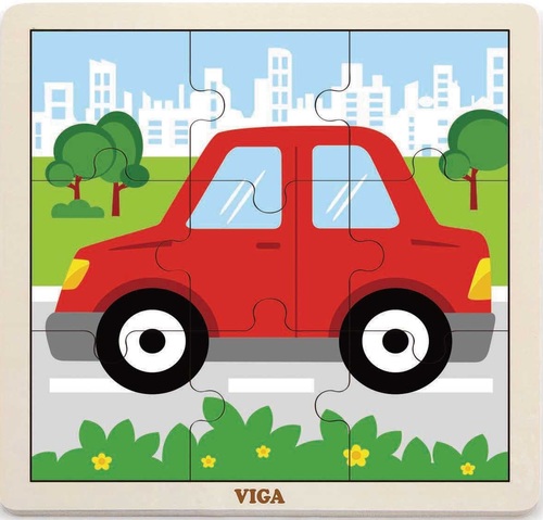 פאזל 9 חלקים - מכונית