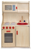 מטבח לילדים עם כיריים ומיקרוגל מעץ מלא