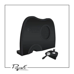 Pascale Black Rubber Corner Coffee Tamper Pad פינת גומי בר לדוחסן קפה שחורה פסקל