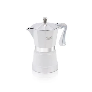 Pascale SuperTop Moka מקינטה אלומיניום 3 כוסות/לבן פסקל