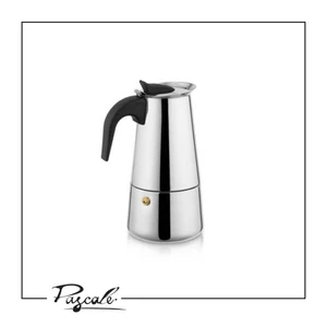 Pascale Stovetop Stainless Steel Coffee Maker פסקל מקינטה נירוסטה 2 כוסות