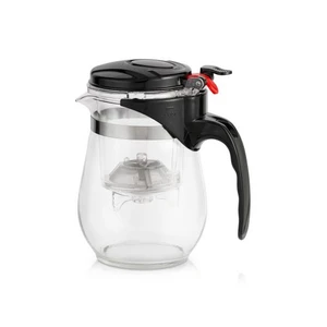 Pascale Heat Resistant Glass Tea Maker Pot קנקן חליטת תה מזכוכית עמידה בחום 500 מ"ל