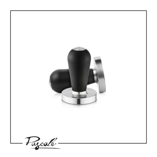 Pascale Flat Tamper Black Handle 57mm