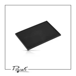 Pascale Black Rubber Coffee Portafilter Tamping Mat שטיחון גומי לידית חליטת קפה ודוחסן שחור פסקל
