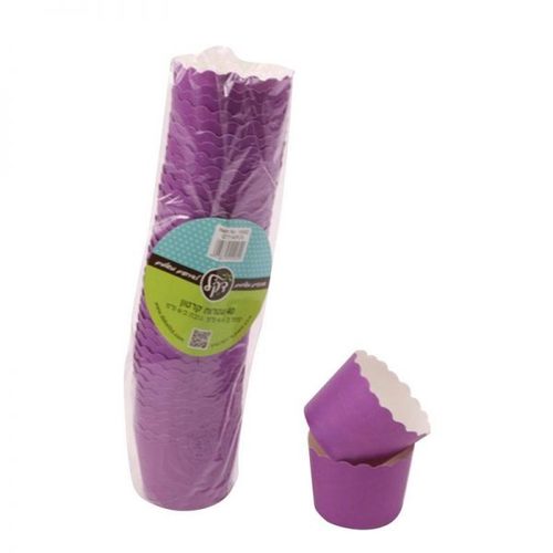 40 עטרות קאפקייקס מיני סגול