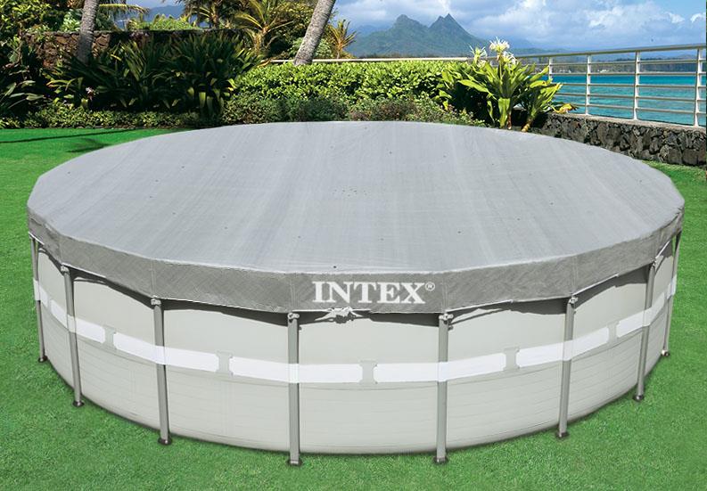 כיסוי לבריכה צינורות עגולה אולטרה 549 ס"מ INTEX 28041