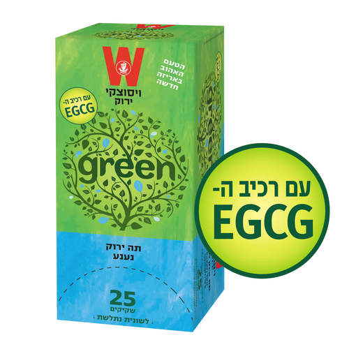 תה ירוק נענע- ויסוצקי (25 יח')
