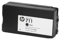מחסנית דיו 711 שחור HP 711 Black Ink Cartridge CZ133A מקורי