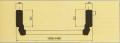 ידית בהלה לשון + מוט אופקי (דגם YALE CORNI (STAR