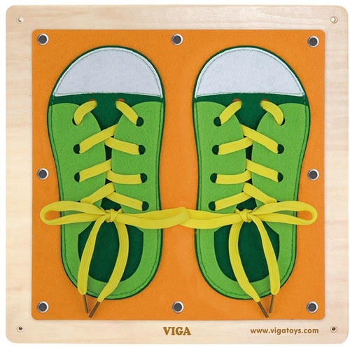 ארבע לוחות פעילות לשיפור המיומנויות המונטסוריות - חולצה, שמלה, נעליים ותיק