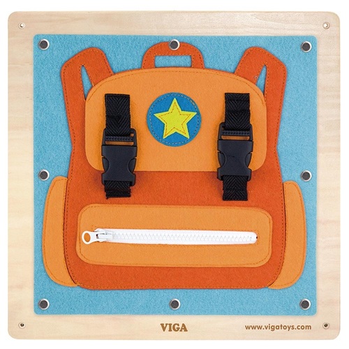 ארבע לוחות פעילות לשיפור המיומנויות המונטסוריות - חולצה, שמלה, נעליים ותיק