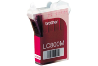 מחסנית דיו אדום ברדר Brother Magenta Ink Cartridge LC800M מקורי