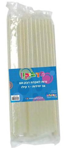 נרות דבק חם 1ק