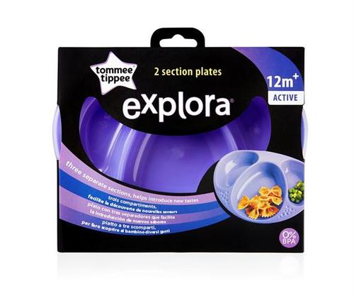 זוג צלחות מחולקות טומי טיפי Tomme Tippee