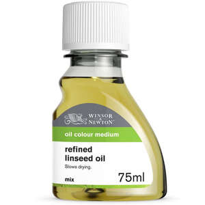 שמן 75מל refined linseed oil WINSOR&NEWTON