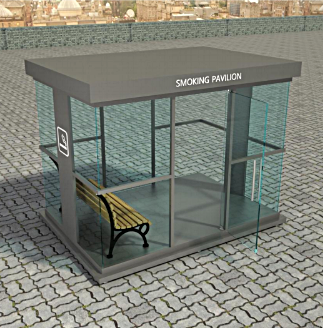 חדרי עישון במגוון גדלים ומידות TECHNO GLASS