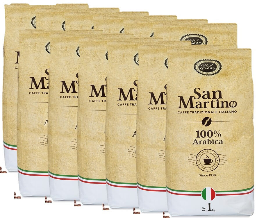12 ק"ג פולי קפה San Martino Top Quality סאן מרטינו