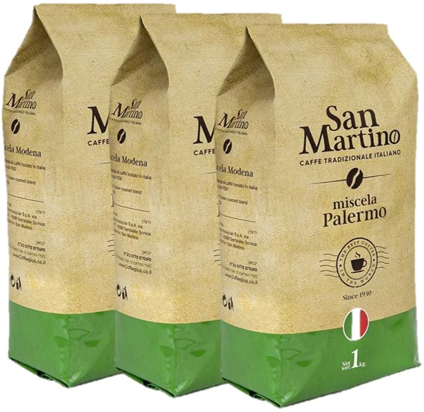 3 ק"ג פולי קפה San Martino palermo סאן מרטינו פלרמו