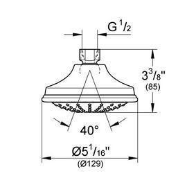 GROHE-גרואה ראש מקלחת 28737000