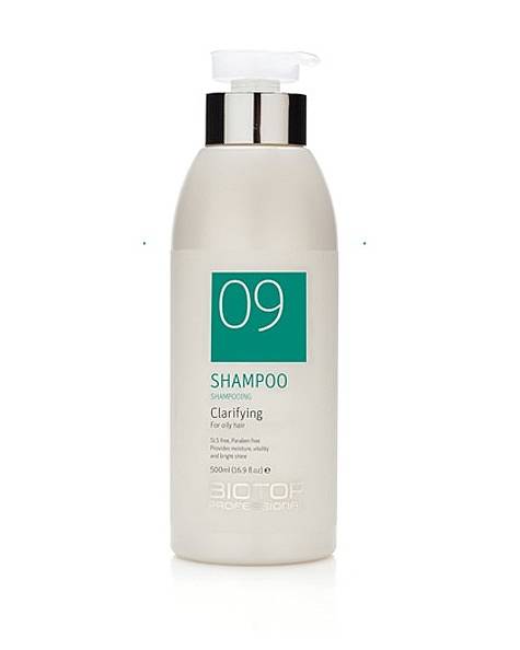 שמפו 09 לשיער שומני 500 מ"ל - BIOTOP