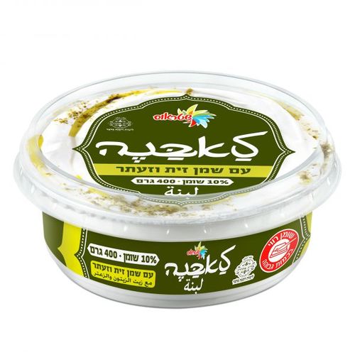 לאבנה 10% עם שמן זית וזעתר- שטראוס (400 גר')